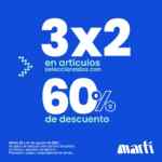 Liquidación Martí: 3x2 en artículos con 60% y 70% de descuento hoy sábado