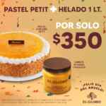 Promoción El Globo Día del Abuelo: Pastel + 1 litro de helado a $350 este fin de semana