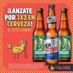3x2 en cervezas de jueves a domingo en Las Alitas