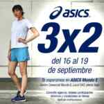 3x2 en calzado seleccionado en Asics
