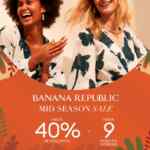 Mid Season Sale Banana Republic: Hasta 40% de descuento + 9 msi