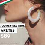 En tiendas Beya todos los aretes a $89 pesos