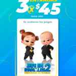En Cinépolis 3 entradas para Un Jefe en Pañales 2 por $45 por pocos días