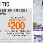 Promo Home Depot Paypal Fest 2021: $200 de reembolso al pagar con Paypal