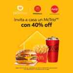 Promoción de la semana Didi Food: 40% de descuento en McTríos participantes en McDonalds