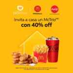 Promoción de la semana Didi Food: 40% de descuento en McTríos participantes en McDonalds