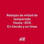 Rebajas Mitad de Temporada H&M, hasta un 50% de descuento