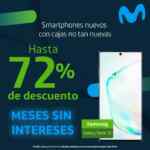 Promoción Movistar: Hasta 72% de descuento en celulares nuevos en cajas abiertas