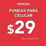 Promociones Mumuso: 2X1 en maquillaje, cuidado facial y bisutería, fundas para celular a $29 y más