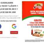 Cupón Oxxo Vivan las Promos: Coca-Cola GRATIS en la compra de 4 tacos