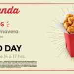 Promoción Panda Express Free Food Day: Bowl y rollito de primavera GRATIS en la compra de una bebida el miécoles 29 de septiembre