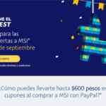 Paypal Fest 2021: hasta $600 en cupones del 8 al 11 de septiembre Paypal Fest 2021: hasta $600 en cupones del 8 al 11 de septiembre