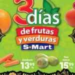 Ofertas S-Mart 3 días de frutas y verduras del 28 al 30 de septiembre