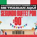 Cupón Sirloin Stockade Mes Patrio de segundo buffet por $90