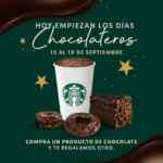 Días Chocolateros Starbucks: 2x1 en productos de chocolate + 50 estrellas adicionales Starbucks Rewards