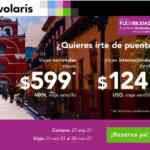 Promo Volaris de vuelos desde $599 para los puentes de octubre y noviembre