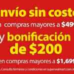 Código Walmart de $200 de descuento en pedidos de supermercados