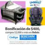 Código Walmart Universo del bebé: $400 de descuento en compras de $2,000 o más