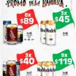 Ofertas cervezas Promo Pa' la Bandera desde $40 pesos