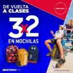 3x2 en mochilas en Dportenis por regreso a clases