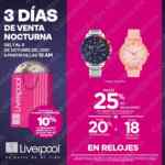 Promociones Venta Nocturna Liverpool octubre 2021 por departamento