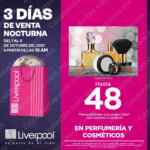 Promociones Venta Nocturna Liverpool octubre 2021 por departamento