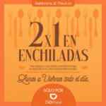 2x1 en enchiladas en Cafebrería El Péndulo de lunes a viernes al pedir por Didi Food