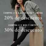 En Abercrombie & Fitch hasta 30% de descuento dependiendo la cantidad de prendas que compres