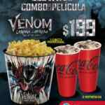 Cinemex combo Venom Carnage Liberado por $199 pesos