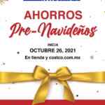 Folleto cuponera Costco pre Navidad 2021 del 26 de octubre al 4 de noviembre