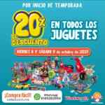 En Del Sol y Woolworth 20% de descuento en todos los juguetes sólo hoy y mañana
