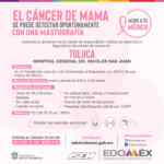 Mastografías Gratis para prevención del cáncer de mama en ubicaciones del Estado de México