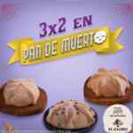 3x2 en pan de muerto en el Globo