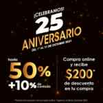Venta de Aniversario Grand Home: hasta 50% de descuento + 10% adicional + $200 de descuento