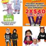 Folleto HEB del 22 al 25 de octubre: Combolocos con productos gratis, 2do al 70% en Halloween y más