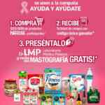 Compra $250 en productos Nestlé en La Comer y obtén una mastografía gratis en Laboratorio Médico Polanco