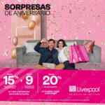 Liverpool Sorpresas de Aniversario 2021: 15% en monedero + 9 msi en ropa, calzado y accesorios