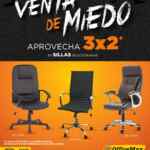 Venta de Miedo OfficeMax: 3x2 en sillas de oficina seleccionadas
