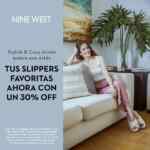30% de descuento en Slippers de Nine West y Westies