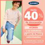 En Old Navy hasta 40% de descuento en jeans, sudaderas y pants seleccionados