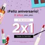2x1 en toda la tienda en el Aniversario Pai Pai este 21 de octubre