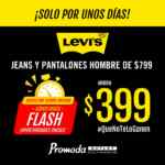 En Promoda jeans Levis a $399 c/u