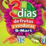 Ofertas S-Mart 3 días de frutas y verduras del 12 al 14 de octubre