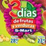 Ofertas S-Mart 3 días de frutas y verduras del 26 al 28 de octubre