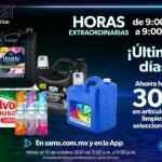 Sams Club Horas Extraordinarias Socio Fest 18 de octubre 2021