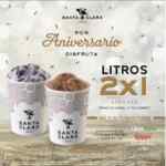 Promoción de Aniversario Santa Clara: 2x1 en litros de helado del 11 al 17 de octubre