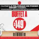 Cupón Sirloin Stockade buffet a $149 en la compra de bebida refill durante octubre