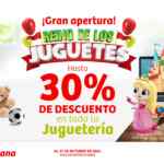 Gran Apertura Reino de los Juguetes Soriana: 30% de descuento en toda la juguetería al 17 de octubre