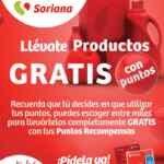 Folleto Soriana Puntos Recompensas: productos GRATIS hasta el 31 de octubre 2021