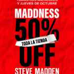 Steve Madden Madness: Toda la tienda con 50% off los miércoles y jueves de octubre